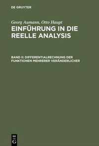 Differentialrechnung Der Funktionen Mehrerer Veränderlicher