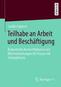 Teilhabe an Arbeit Und Beschaftigung