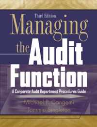 Managing the Audit Function