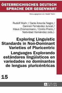 Exploring Linguistic Standards in Non-Dominant Varieties of Pluricentric Languages- Explorando estandares lingueisticos en variedades no dominantes de lenguas pluricentricas