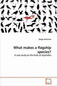 What makes a flagship species?