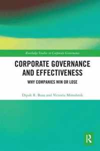 Corporate Governance and Effectiveness