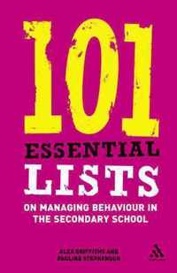 101 Essential Lists On Managing Behaviour In The Secondary S