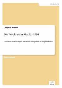 Die Pesokrise in Mexiko 1994