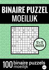 Binaire Puzzel Moeilijk - Puzzelboek met 100 Binairo's - NR.7