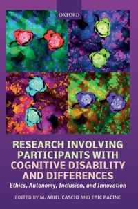 Research Involving Participants with Cognitive Disability and Differences