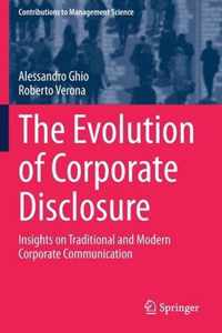 The Evolution of Corporate Disclosure