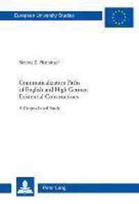 Grammaticalization Paths of English and High German Existential Constructions