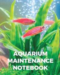 Aquarium Maintenance Notebook