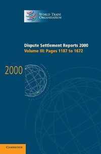 Dispute Settlement Reports 2000