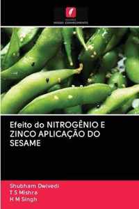 Efeito do NITROGENIO E ZINCO APLICACAO DO SESAME