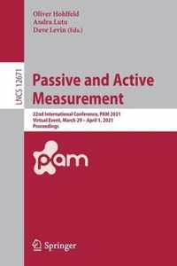 Passive and Active Measurement