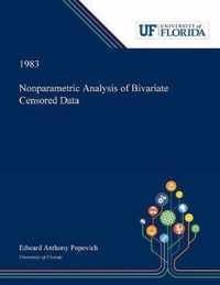 Nonparametric Analysis of Bivariate Censored Data