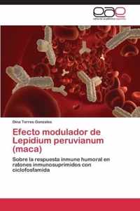 Efecto modulador de Lepidium peruvianum (maca)
