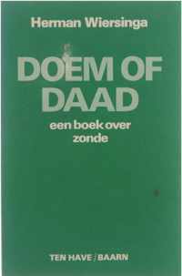 Doem of daad - een boek over zonde