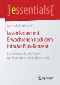 Lesen Lernen Mit Erwachsenen Nach Dem Intraactplus-Konzept