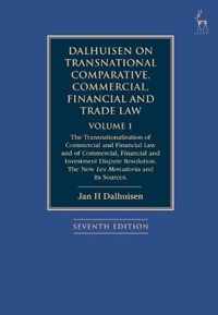 Dalhuisen on Transnational Comparative, Commercial, Financial and Trade Law Volume 1