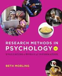 Research Methods in Psychology - Evaluating a World of Information 2e