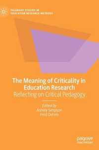 The Meaning of Criticality in Education Research