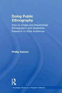 Doing Public Ethnography