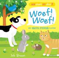 Hoe doet dit dier?  -  Woef! Woef! Woef! woef!