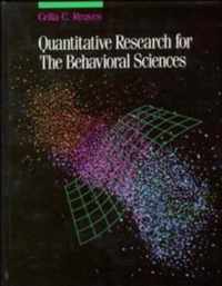 Quantitative Research for the Behavioral Sciences