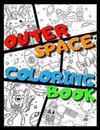 Outer Space Coloring Book