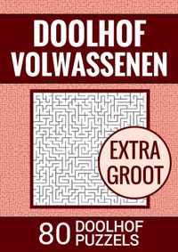 Boek Cadeau - Puzzelboek voor Ouderen, Slechtzienden, Senioren, Oma, Opa - Doolhof voor Volwassenen - Extra Groot, Type XL/XXL - Boek Cadeau -