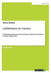 Auffuhrbarkeit der Celestina