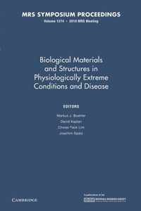 MRS Proceedings Biological Materials and Structures in Physiologically Extreme Conditions and Disease