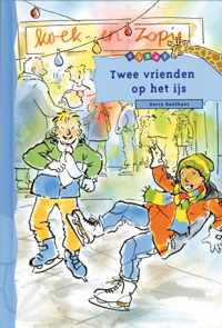 Giraf  -   Twee vrienden op het ijs