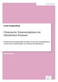 Chinesische Natursteinplatten im oeffentlichen Freiraum