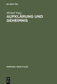 Aufklarung und Geheimnis