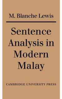 Sentence Analysis in Modern Malay