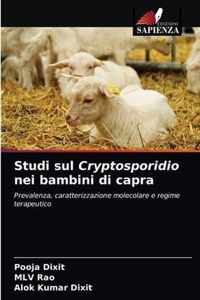 Studi sul Cryptosporidio nei bambini di capra
