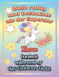 Bleib ruhig und beobachte wie Superstar Ilham funkelt wahrend sie das Einhorn farbt