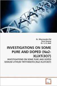 Investigations on Some Pure and Doped (Na2-Xlixti3o7)