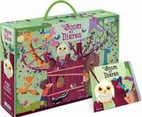 Een boom vol dieren - boek + giga puzzel