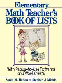 The Elementary Math Teacher's Book of Lists