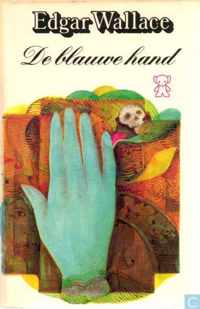 Blauwe hand