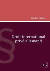 Droit International Prive Allemand