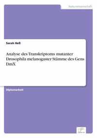 Analyse des Transkriptoms mutanter Drosophila melanogaster Stamme des Gens DmX