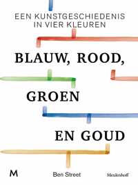 Blauw, rood, groen en goud