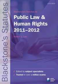 Blackstone's Statutes on Public Law and Human Rights