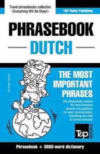 English-Dutch Phrasebook and 3000-Word Topical Vocabulary