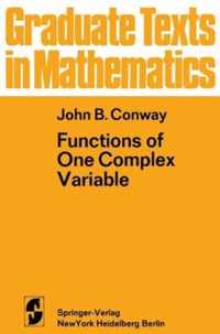 Functions of One Complex Variable