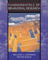 Fundamentals of Behavioral Research