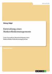 Entwicklung eines Marken-Risikomanagements