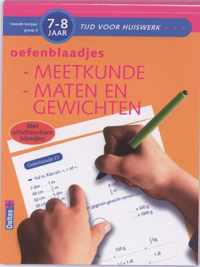 Tijd voor huiswerk  -  Oefenblaadjes Meetkunde maten en gewichten Gr 4 7-8 jaar