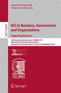 HCI in Business, Government and Organizations. Supporting Business